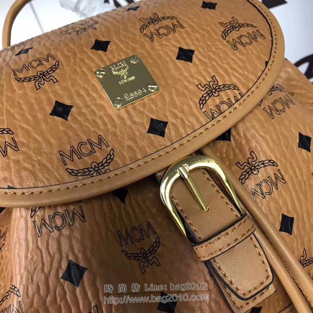 MCM雙肩包 原單 5820 新款MCM 特殊款抽繩雙肩包 百搭時髦款 MCM女背包  mdmc1413